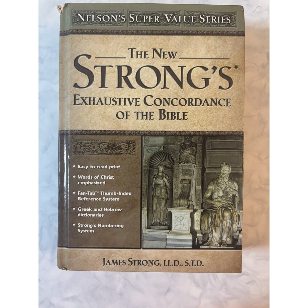 New Strong's Exhaustive Concordance by James Strong (2003, Hardcover)
